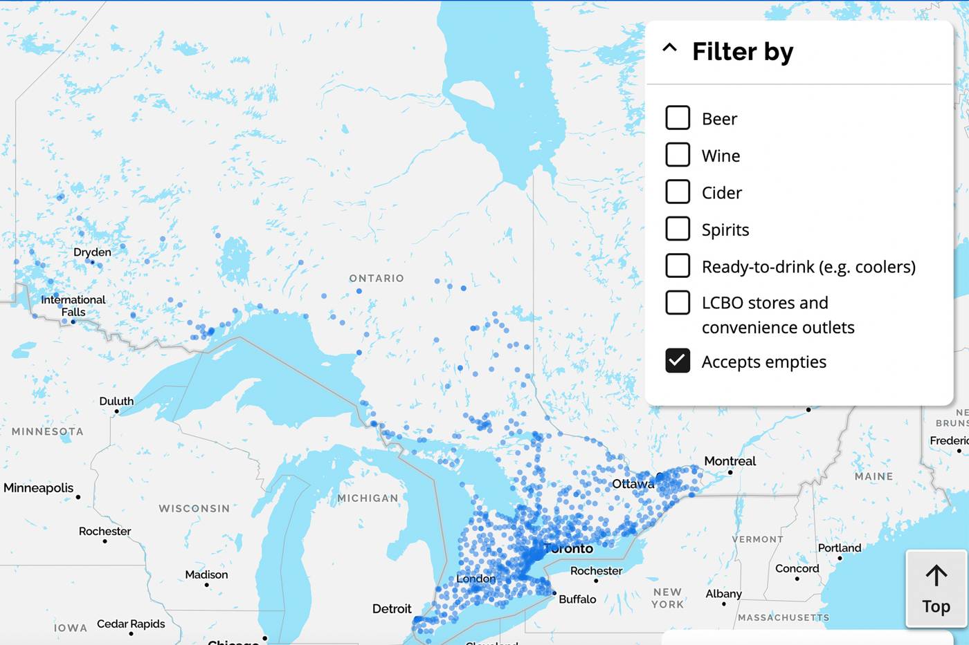 ontario empties