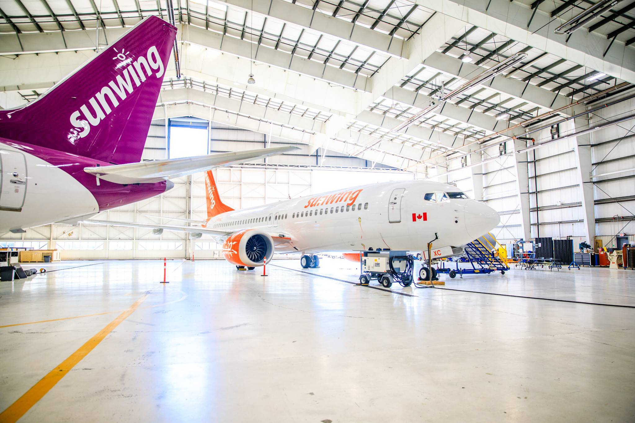 westjet sunwing